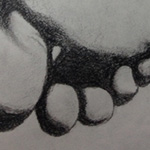 Bargue Drawing - Foot